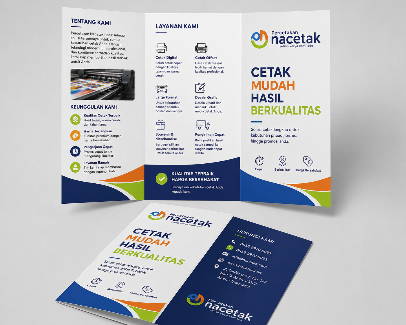 Contoh cetak Brosur