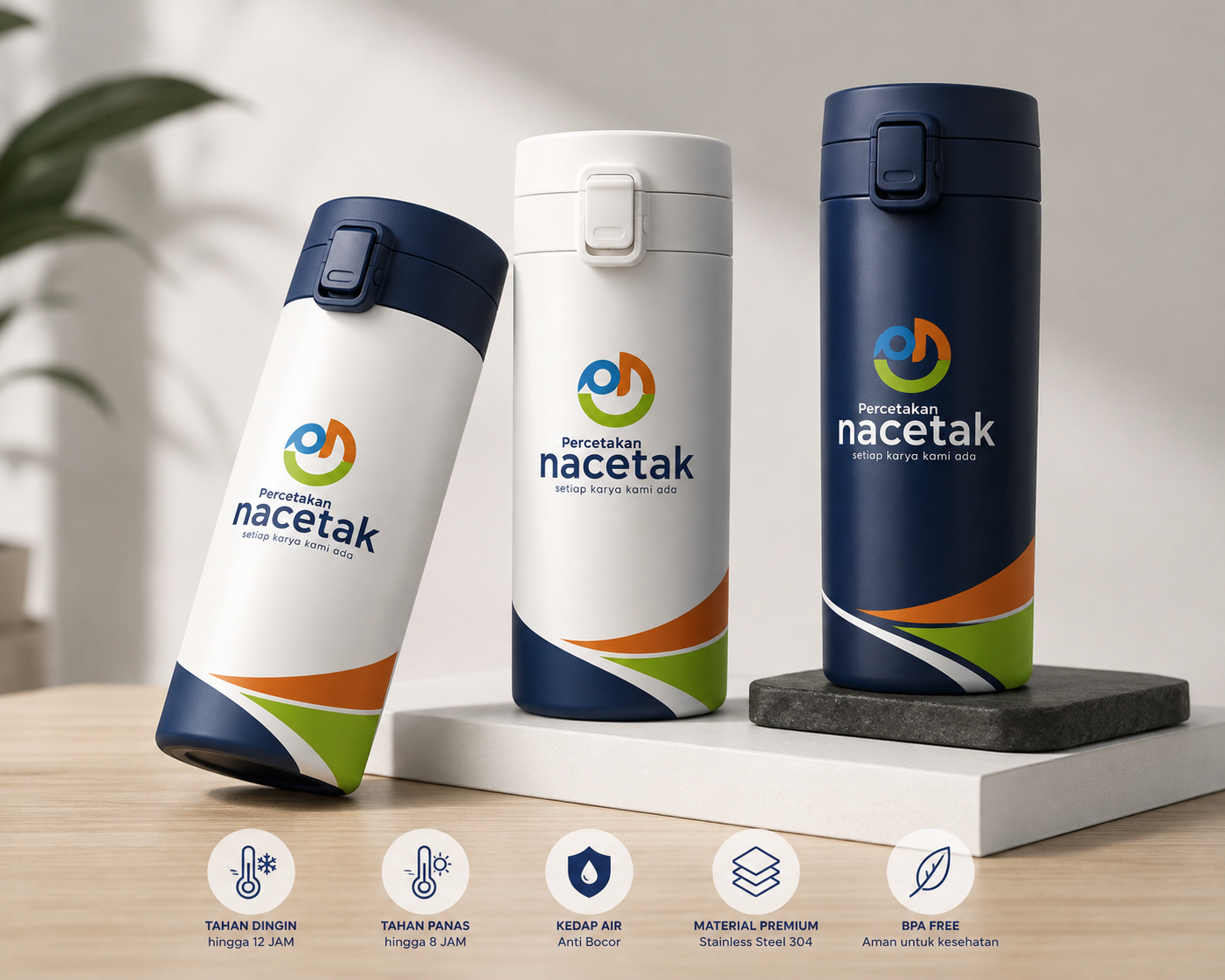 Contoh cetak Tumbler Custom