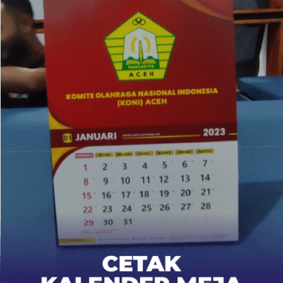 Cetak Kalender Meja