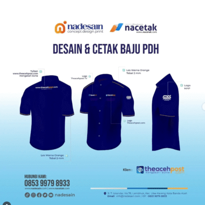 Desain Cetak Baju PDH