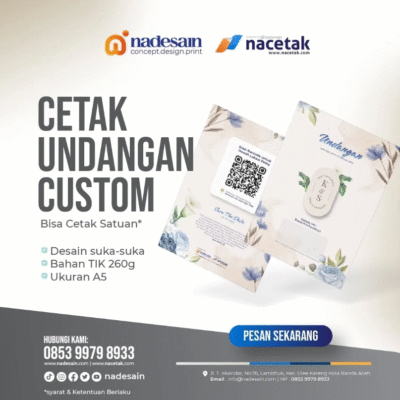 Cetak Undangan Custom