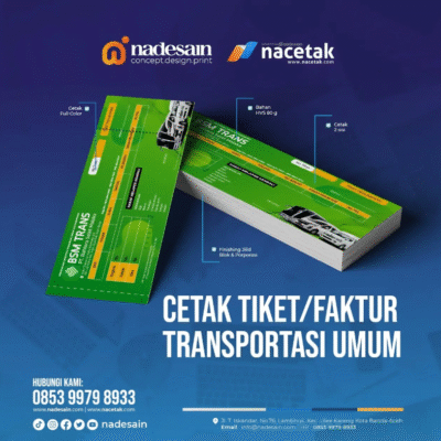 Cetak Tiket Transportasi Umum