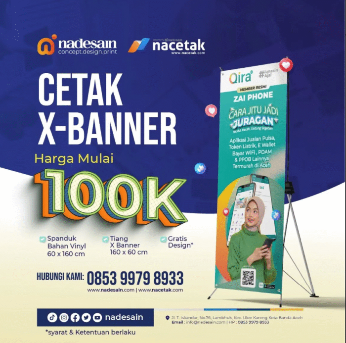 Cetak  X Benner