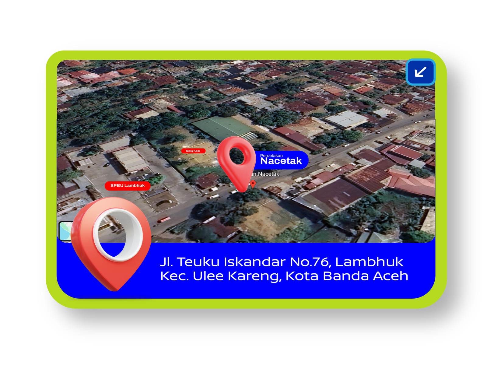 Percetakan di <br> Banda Aceh